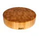 John Boos CCB24-R - 24" Round Cutting Board, 4" Thick Hard Rock Maple, Oil, Non‑Reversible 1 image