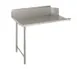 John Boos CDT4-S24SBK-L 24" Clean Straight Dishtable w/ Left Table, 10" Backsplash, Steel Legs 1 image