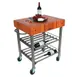 John Boos CHY-CUCD15WC Cucina D'Amico Wine Cart, 30"W X 24"D X 35-1/2"H 1 image