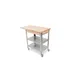 John Boos CUCE40-ND Cucina Elegante Cart, 40"W X 20"D X 35"H Overall Size 1 image