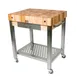 John Boos CUCT24-D Cucina Technica Cart, 30"W X 24"D X 35"H Overall Size 1 image