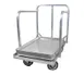 John Boos D1927-SP-H-X Aluminum Bun Pan Truck/Dolly with Push Handle, 1 Stack, 18x26 or 18x13 Pans, 5 Swivel Casters 1 image