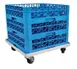 John Boos D2020-GT Aluminum Glass Rack Dolly, 20x20, Silver, Welded Construction, 3 Swivel Casters 1 image