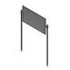 John Boos DM-60-W Demo Mirror, Table Mounted, 49-1/4"W X 22-1/2"H 1 image