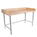 John Boos DNB16 Work Table, Baker'S Top, 84"W X 36"D X 39-1/4"H Overall Size 1 image