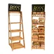 John Boos DRACKB4 3 Shelf Cutting Board Display Rack w/ Varnique Finish 1 image