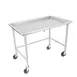 John Boos DST6-3061SBW-C 60" Dishtable Sorting Table w/ 2-1/4" Raised Edge, 5" Casters 1 image