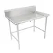 John Boos DST6R10-3061SBW 60" Dishtable Sorting Table w/ 2-1/4" Rolled Edge, 10" Backsplash 1 image
