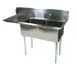 John Boos E2S8-18-12L18-X 56" Two Compartment Sink, 18"W x 18"L Bowl With Left-Hand Drainboard 1 image