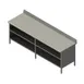 John Boos EBOP3R5-3096 Work Table, Cabinet Base with Open Front, 96"W X 30"D 1 image