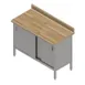 John Boos EBSW7R4-2460 Work Table, Cabinet Base with Sliding Doors 1 image