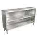 John Boos EDSC8-1560-X 60"x15" Stallion Safety Edge Open Front Dish Cabinet with Mid-Shelf / Flyer 1 image