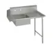 John Boos EDTS8-S30-R48-X 48" Straight Soiled Dishtable w/ Right Table, Pre-Rinse Sink, 10" Backsplash 1 image