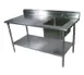 John Boos EPT6R5-3048GSK-R-X 48" Prep Table Sink Unit, Bowl on Right with Faucet - Flyer 1 image