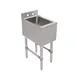 John Boos UBDS-1812 12" Underbar Sink Units, 1 Compartment without Drainboard 1 image