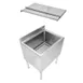 John Boos UBIB-1836-CP10 36" Insulated Underbar Ice Bin w/ Cold Plate and Sliding Lid 1 image