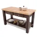 John Boos GRZ6028 Grazzi Butcher Block Table, 60"W X 28"D X 35"H Overall Size 1 image
