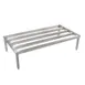 John Boos JB07 Tubular Stainless Steel Dunnage Rack with 1-Tier - 34"W x 30"D x 12"H 1 image