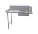 John Boos JDTS-20-72L-X 72" Straight Soiled Dishtable w/ Left Table, Pre-Rinse Sink, 10" Backsplash 1 image