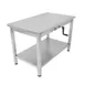 John Boos LT6-3048SSW-X 48" Open Base Work Table with Undershelf, ADA (Available in Effingham) 1 image