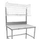 John Boos MBR02 Stainless Steel Table Mounted Meat Boat Rack - 12" x 72" x 25" 1 image