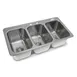 John Boos PB-DISINK101410-3-X Pro-Bowl Drop-In Sink, 3-Compartment 1 image
