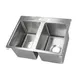 John Boos PB-DISINK141610-2-X Pro-Bowl Drop-In Sink, 2-Compartment 1 image