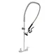 John Boos PB-PRW-1LF-X Prerinse Unit, Splash Mount, Flex Stainless Steel Hose 1 image