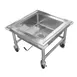 John Boos PB-SS-208 Soak Sink, Mobile, 27"W X 27"D X 21-3/4"H Overall Size 1 image