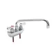 John Boos PBF-4SM2-10LF Heavy Duty Faucet, Splash Mount, 10" Swing Spout 1 image