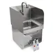 John Boos PBHS-W-0909-KV2MB-SS-X 12" Wall Mounted Hand Sink w/Hands Free Faucet & Knee Valves/flyer 1 image