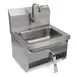 John Boos PBHS-W-1410-KV1MB-X 17" Wall Mounted Hand Sink with Hands Free Faucet & Knee Valve-flyer 1 image