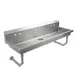 John Boos PBMSHS-W1-8020 80" Wall Mounted Hand Sink without Faucet - 16 gauge 1 image