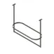 John Boos PRTC1A-C 31" Stainless Steel Triple Bar Ceiling Mounted Pot Rack with 9 Double Prong Hooks 1 image