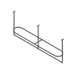 John Boos PRTC3A-C 79" Stainless Steel Triple Bar Ceiling Mounted Pot Rack with 21 Double Prong Hooks 1 image
