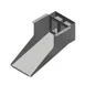 John Boos PRTSHF-B 18 Gauge Stainless Steel Printer Solid Shelf - 8"W x 16"D 1 image
