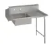 John Boos SDT4-S26SBK-R 26" Straight Soiled Dishtable w/ Right Table, Pre-Rinse Sink, 10" Backsplash 1 image