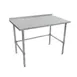 John Boos ST4R1.5-3030SBK 30" Open Base Work Table with Side & Rear Crossrails, 1-1/2" Backsplash 1 image