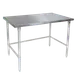 John Boos ST6-48132SBW Work Table, 132" X 48"D, 16/300 Stainless Steel Flat Top 1 image