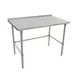 John Boos ST6R1.5-3624SBK 24" Stainless Steel Top - 27" Work Table 1 image
