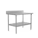 John Boos ST6R5-3030SSW 30" Open Base Work Table with Undershelf - 5" Backsplash / 16 Gauge Top 1 image