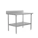 John Boos ST6R5-3624SSK 24" Stainless Steel Top - 27" Work Table 1 image