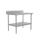 John Boos ST6R5-3660SSW Stainless Steel Top " 54" - 62" Work Table 1 image