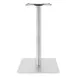 John Boos STB-2242 Bar Height Stainless Steel Table Base, 21x21 Base, 3 Round Column 1 image