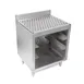 John Boos UBGR-2124-X Underbar Glass Rack Storage Unit w/ Drainboard Top, Open Front Base 1 image