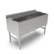 John Boos UBIB-2148-CP10 Insulated Underbar Ice Bin / Cocktail Unit w/ Sliding Lids and Drain 1 image