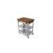 John Boos WAL-CUCE30 Cucina Elegante Cart, 30"W X 20"D X 35"H Overall Size 1 image