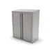 John Boos WCH-36-X 36" Stainless Steel Enclosed Wall Mounted Cabinet w/ Hinged Doors 1 image