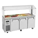 Turbo Air JBT-72-N 70" J Series Refrigerated Buffet Table, (3) Section, (15) Pan, 18.0 cu. ft. 5 image