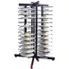 JackStack JS052C 52-Plates Swiveling Countertop Plate Rack with Steel Construction and Black Powder Coated  2 image